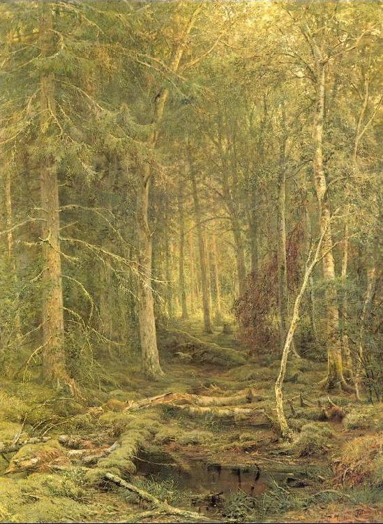 Ivan Shishkin Backwoods oil painting image